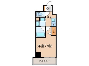 アルファレガロ神戸元町の物件間取画像